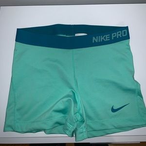 2 pairs of Nike Pro women’s 3” training shorts.